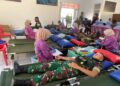 Prajurit Yonarmed 1 Kostrad Donorkan Darah, Wujud Kepedulian Sosial dalam HUT Korps Pasgat TNI AU