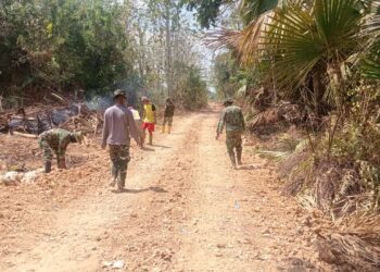 Satgas TMMD 130 Kodim 1416/Muna Buat Jalan Usaha Tani, Untuk Mendukung Akses Pertanian Masyarakat