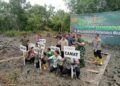 Danramil 0201-13/PST Beserta Muspika Hadiri Penanaman magrove di Kec.Percut Sei Tuan