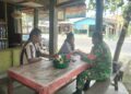 Lewat Komsos,Babinsa Koramil 0201-14/PB Ciptakan Keakraban dengan Warga Binaan