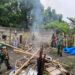 CEGAH PENYALAHGUNAAN NARKOBA, BABINSA KORAMIL 0201-05/MB BERSAMA TIGA PILAR BONGKAR BANGUNAN LIAR DI POLONIA