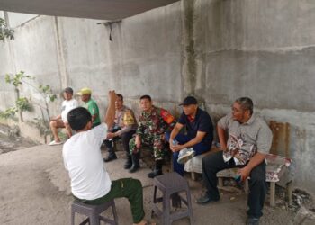 Babinsa Koramil 0201-11/Medan Deli Dengarkan Keluhan Warga Kelurahan Kota Bangun