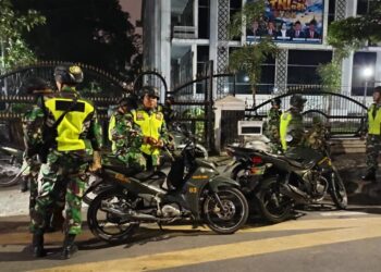 Tingkatkan Keamanan Wilayah,Personel Koramil 0201-02/MT Patroli Motoris Kodim 0201/Medan