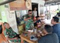 BABINSA KOMSOS DENGAN PENGURUS KAMPUNG KB DAN PERANGKAT KECAMATAN ,TINGKATKAN KERJASAMA YANG BAIK