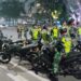 Jaga Keamanan dan Ketertiban, Babinsa Koramil 0201-02/MT Bersama Tim Patroli Motoris Kodim Medan Sisir Wilayah Kota