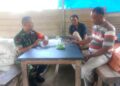 WARUNG KOPI JADI SARANA KOMSOS BABINSA 0201-14/PB ,PERKUAT KEMITRAAN DENGAN WARGA BINAAN