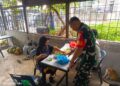 HUMANIS DAN DEKAT DENGAN RAKYAT, BABINSA KORAMIL 0201-06/MS KOMSOS BERSAMA PEDAGANG DI MEDAN HELVETIA