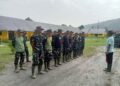 Apel Pagi Satgas TMMD ke-130 Kodim 0206/Dairi, Kesiapan Personel Jadi Kunci Tuntaskan Sasaran Pembangunan
