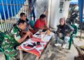 Mangkal Bersama Warga di Warkop, Secangkir Kopi Babinsa Wujudkan Binter dan Bintahwil