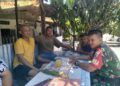 SERDA JUNAIDI SIBARANI BERSAMA WARGA NGOBROL SANTAI DI WARUNG KOPI ,WUJUDKAN BINTER