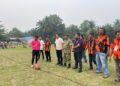 Semarak Sumpah Pemuda, Koramil 12/LP Sinergi Dukung Pembukaan Turnamen Mini Soccer di Sungai Kanan