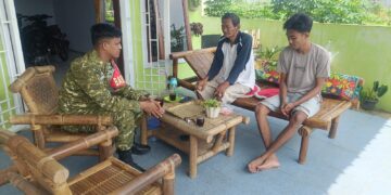 Lewat Komsos,Babinsa Desa Telaga Sari Wujudkan Bintahwil