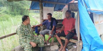 Merawat Silaturahmi,Babinsa Serda Nanang Komsos Bersama Warga Binaan