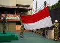 KASIREN KOREM 052/WKR PIMPIN UPACARA 17-AN, TEKANKAN PENTINGNYA MEWASPADAI ANCAMAN PERANG INFORMASI