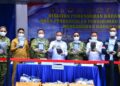 TNI AL MUSNAHKAN RIBUAN CARTRIDGE LIQUID VAPE MENGANDUNG NARKOTIKA SENILAI MILIARAN RUPIAH DI LAMPUNG