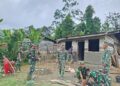 Satgas TMMD ke-130 Permak Rumah Rayan Berutu, Wujud Kepedulian TNI di Sibongkaras