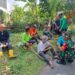 SERKA SAFARI KOMSOS BERSAMA PERANGKAT KELURAHAN DENGAN MELAKSANAKAN GOTONG ROYONG DI BANTARAN SUNGAI SEI BATUAN