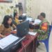 Pererat Tali Silaturahmi, Babinsa Kelurahan Helvetia Tengah Komsos Bersama Perangkat Kelurahan