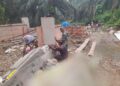 Kodim 0212/TS Bangun Jembatan Beton Hasahatan II, Progres Capai 59 Persen