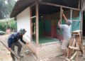 Rumah Tukirin Sudah Terlihat Seperti Rumah, Peran Satgas TMMD 130 Kodim 0209/Labuhanbatu di Aek Batu