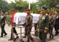 Rangkaian Penghormatan Terakhir TNI AD untuk Mantan Kasad Subagyo Hadi Siswoyo