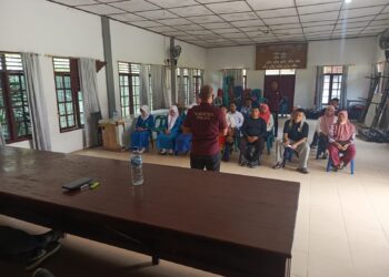 Tingkatkan Kesadaran Masyarakat, Satgas TMMD Ke-130 Gandeng Polres Labusel Sosialisasikan Bahaya Narkoba