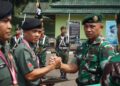 Yonif 320/Badak Putih Gelar Tradisi Pelepasan Prajurit, Perkuat Nilai Kekeluargaan dan Jiwa Korsa