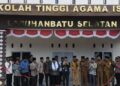 Koramil 12/LP Hadiri Peresmian dan Syukuran STAI Darul Husna Langga Payung di Desa Sabungan