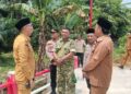 Bupati Labusel Tinjau Jembatan Beton Garotak yang Rampung 100%, Hasil Pengerjaan Kodim 0209/LB