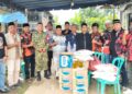Babinsa Bersama Pemdes dan MPC Pemuda Pancasila Deli Serdang Kunjungi Rumah Duka Korban Kecelakaan