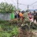 Babinsa Kota Bangun Bersama Warga Gotong Royong Massal Tingkat Kecamatan