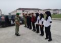 DANRAMIL 0201-07/MT BESERTA BABINSA DAMPINGI SISWA-SISWI SRT 2 KOTA MEDAN IKUTI KKRI