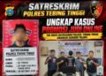 Judol Live Tiktok Digulung Reskrim Polres Tebing Tinggi, Pelakunya Mantan Marketing Judol Kamboja