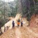 Perjuangan Warga Melintasi Bukit Terjal Segera Berubah, Jalan TMMD Sibongkaras Capai 75 Persen