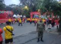 Babinsa Petisah Tengah Monitoring Kegiatan Jalan Sehat “Lion Journey For Solidarity 2026” di Lapangan Benteng