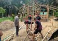 Kagum Melihat Kekompakan Satgas TMMD ke-130, Sritomo: “Mantap, Pak! Bangunnya Paten!”