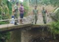 Dandim 0308/Padang Pariaman Tinjau Pembangunan Jembatan Beton Rambai Di Nagari Batu Gadang