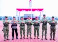 PERKUAT SINERGITAS TNI-POLRI, PANGKORMAR HADIRI PENGANGKATAN WARGA KEHORMATAN KORPASGAT