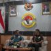 Dankodaeral XI Terima Kunjungan Kehormatan Kadilmil V-22 Jayapura, Pererat Silaturahmi dan Sinergitas