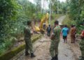 Dandim 0308/Padang Pariaman Tinjau Pembangunan Jembatan Beton Bukik Kabun, Progres Capai 20 Persen