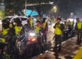DITENGAH KEGELAPAN MALAM ,BABINSA KORAMIL 0201-03/MD KEMBALI PATROLI MOTORIS WUJUDKAN KONDUSIFITAS WILAYAH