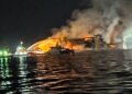 SIGAP HADAPI KEBAKARAN KMP BATUMANDI, TNI AL KERAHKAN UNSUR LAUT DAN TIM KESEHATAN