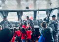 Belajar Tak Hanya di Kelas, 86 Siswa SD Pertiwi Ambon Eksplorasi Kapal TNI AL dan Bunker Bersejarah