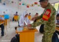 BABINSA KORAMIL 0201-06/MS SERKA UDIN GUNTORO LAKSANAKAN PENGECEKAN MBG DI SEKOLAH WILAYAH BINAAN