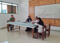 Babinsa Jalin Silaturahmi Dengan Guru SD Kartika 1-5 di Wilayah Binaan