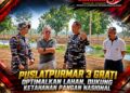 PUSLATPURMAR 3 GRATI OPTIMALKAN LAHAN, DUKUNG KETAHANAN PANGAN NASIONAL