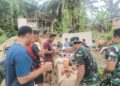 Canda dan Tawa Satgas TMMD ke-130 Kodim 0209/Labuhanbatu, Hilangkan Lelah demi Harapan Baru Rumah Pak Suroto*