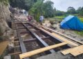 Pembangunan Jembatan Beton di Juhar Ginting, Karo, Capai 60 Persen