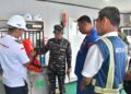 DUKUNG KESELAMATAN PELAYARAN, TNI AL PASTIKAN FASILITAS PENYEBERANGAN DI PELABUHAN MERAK