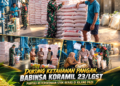 Dukung Ketahanan Pangan, Babinsa Koramil 23/Lgst Pantau Ketersediaan Stok Beras di Kilang Padi